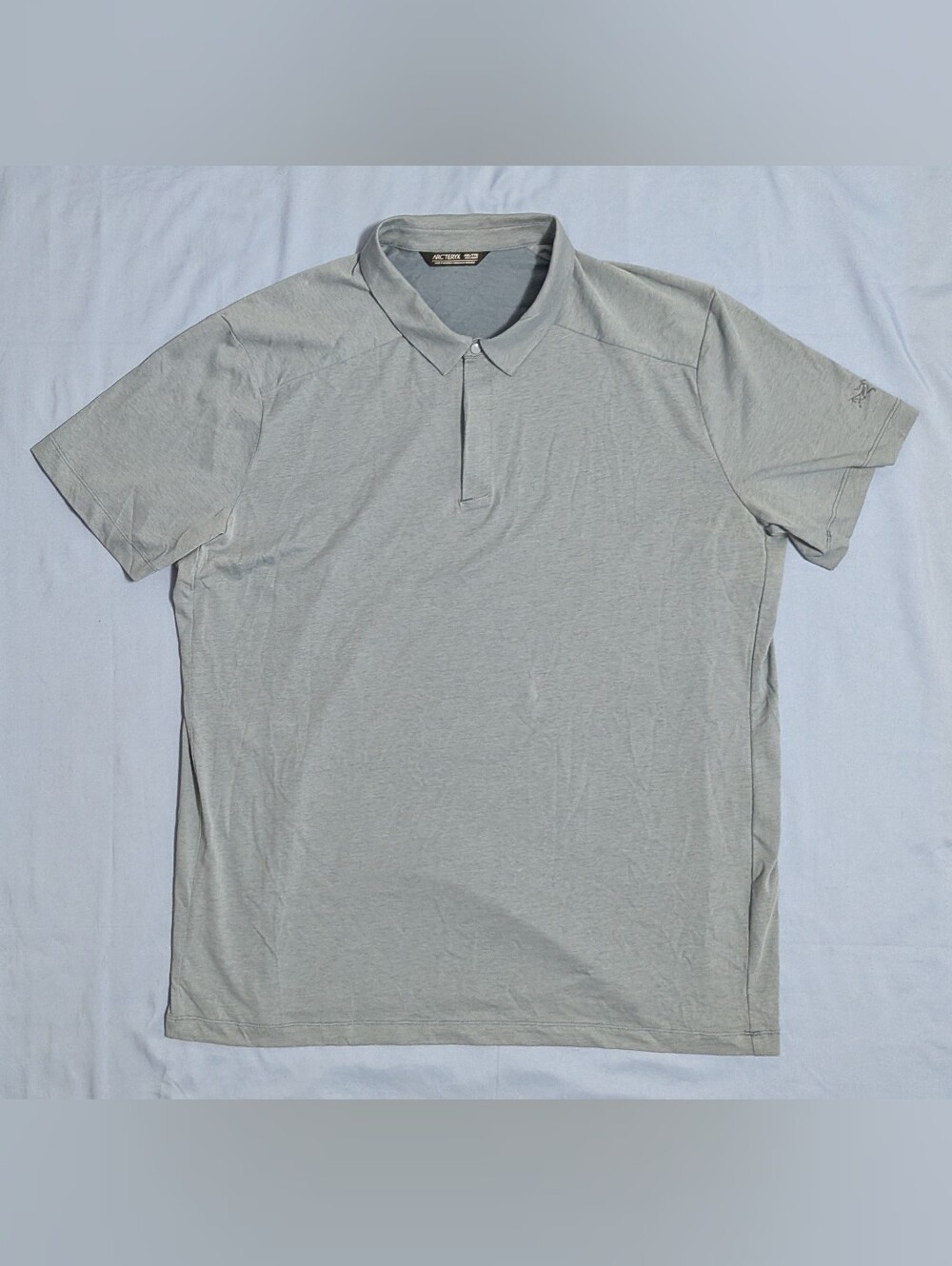 Arc'teryx Men's Light Blue Polo Shirt